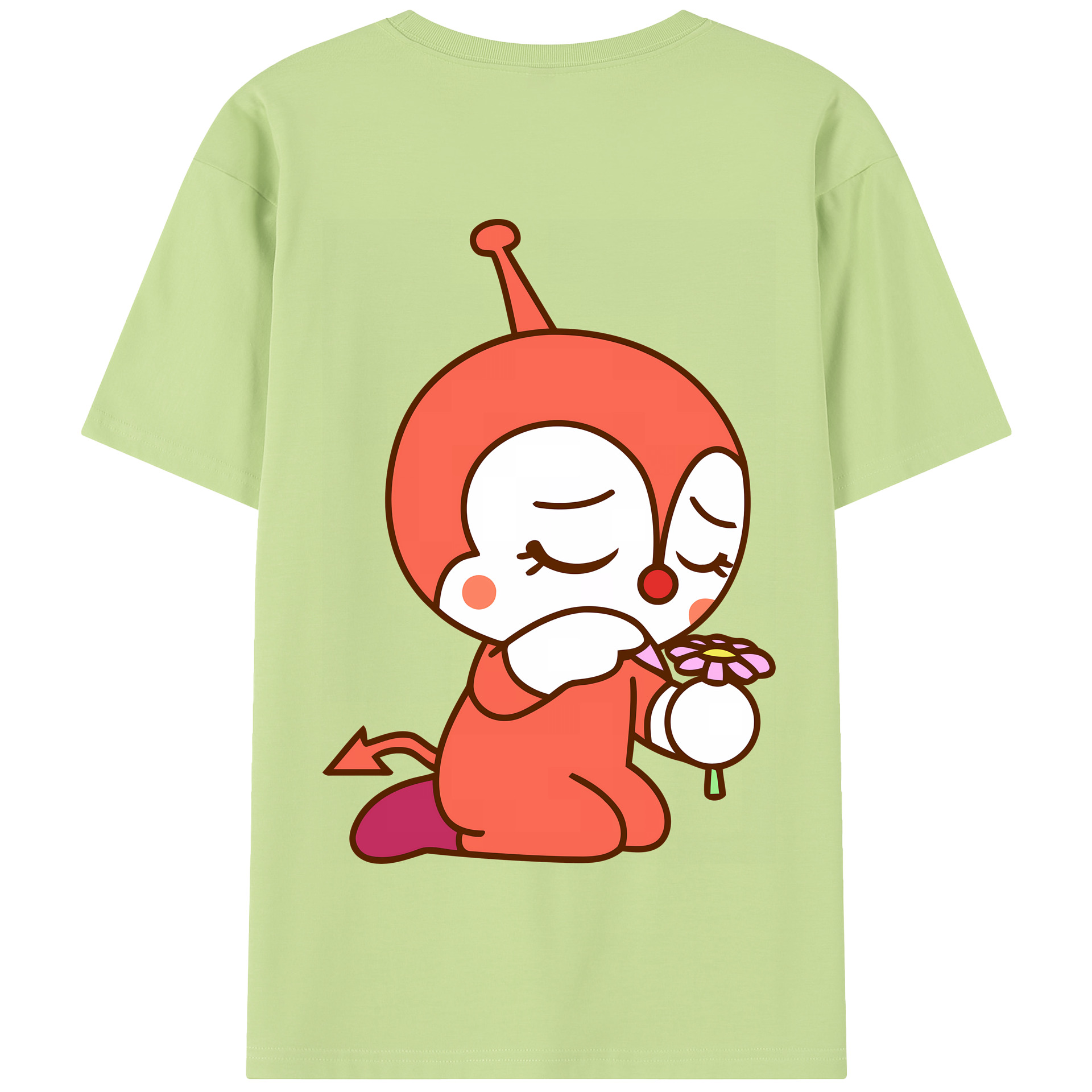 （画像用） アンパンマン Anpanman 綿100％半袖Tシャツ（背面プリント）